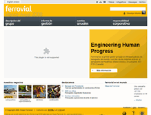 Tablet Screenshot of memoria2008.ferrovial.es